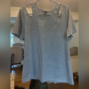 Shein Cold Shoulder Shirt